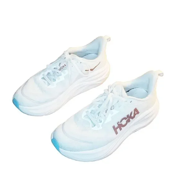 Hoka One One Skyflow Women's Size 6.5 White Running Shoes Sneakers 1155113FTRS - Picture 3 of 6